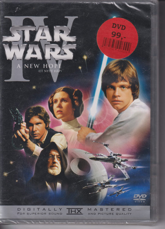 Star Wars Episode IV: A New Hope (Et nytt håp). 1977. DVD. Ny i plast!