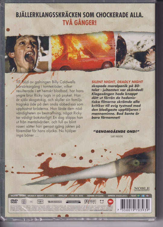 Silent Night, Deadly Night 2. 1987. DVD. Ny i plast!