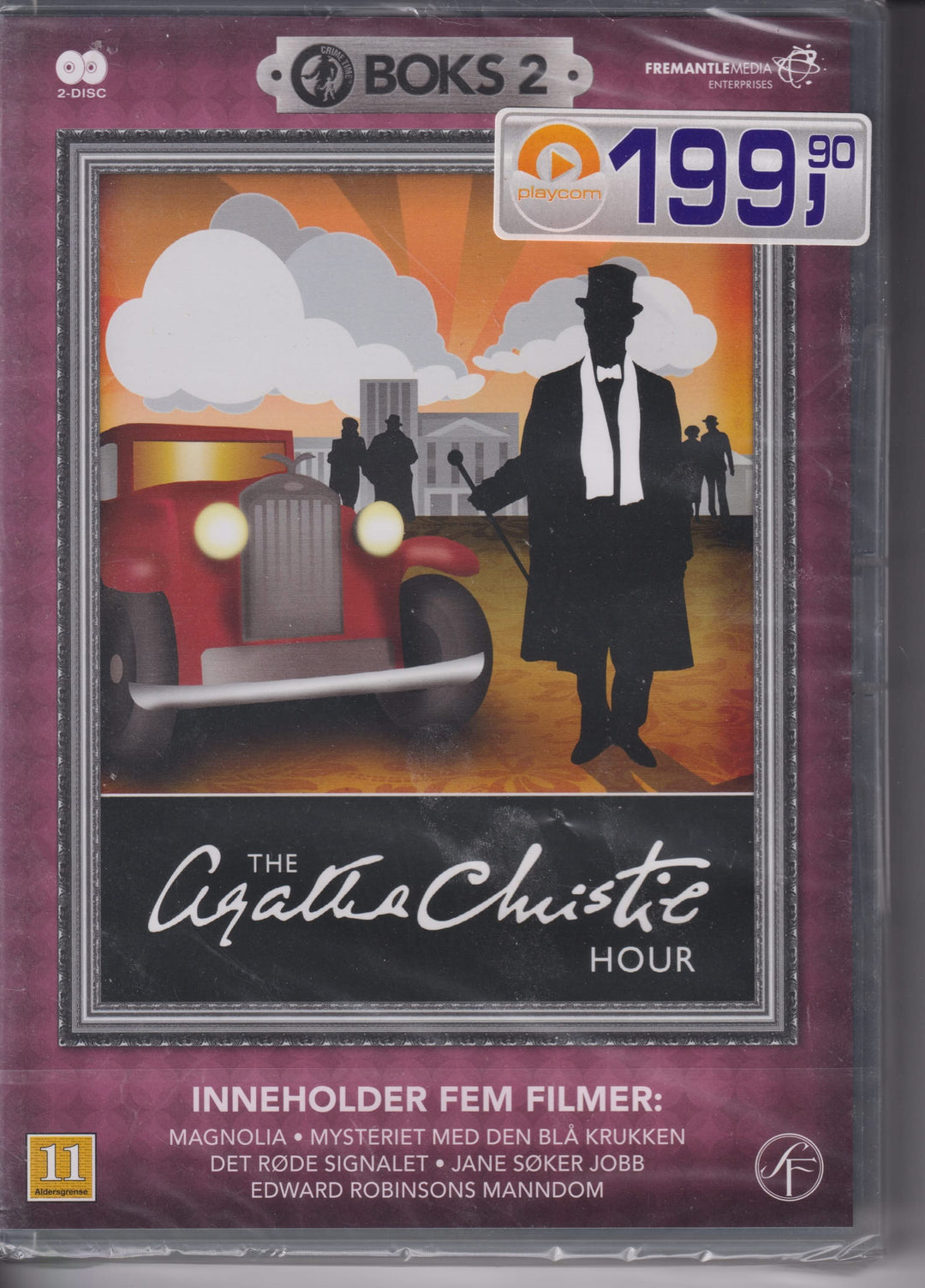 The Agatha Christie Hour – Boks 2. 1982. DVD samleboks. Ny i plast!