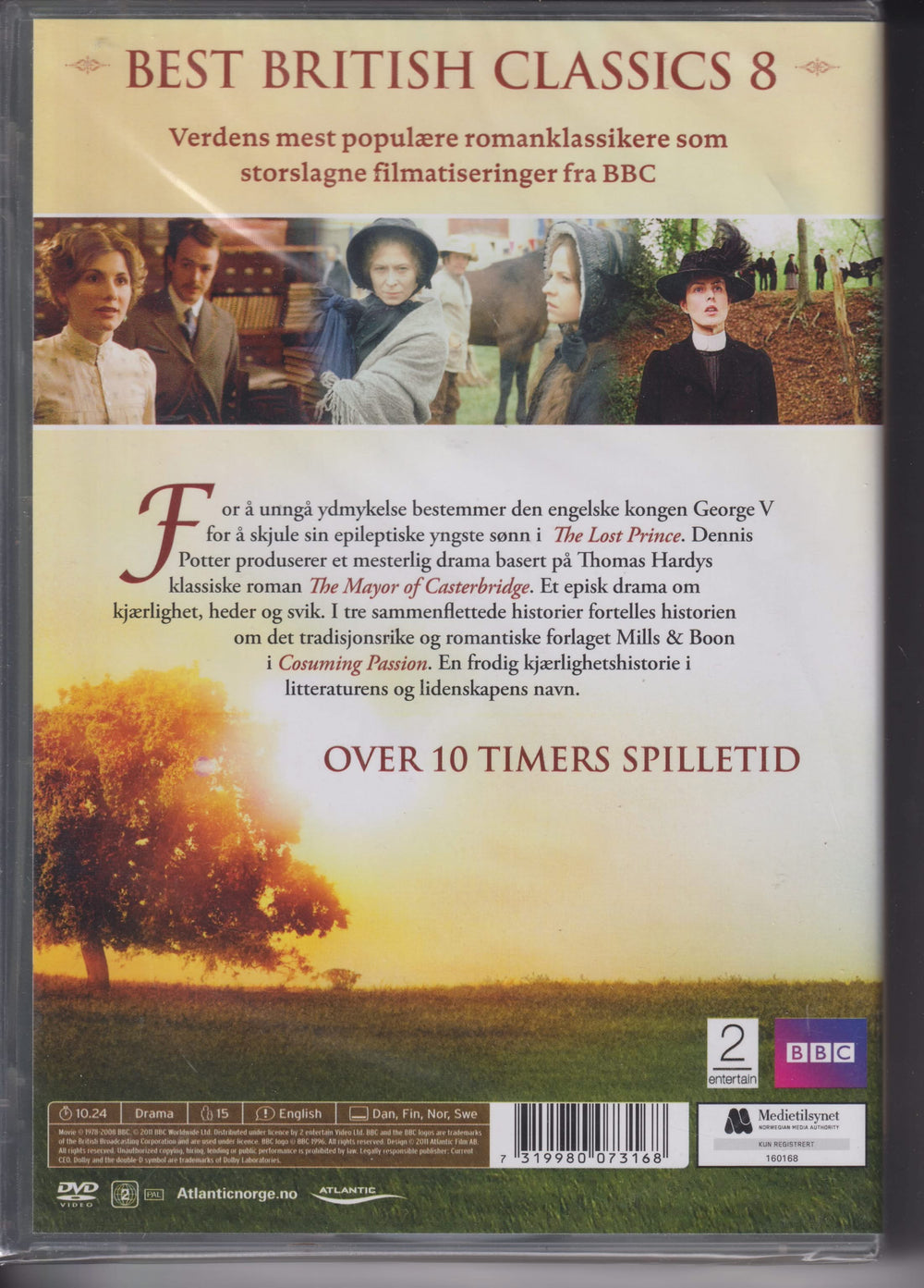 Best British Classics 8. DVD samleboks. Ny i plast!