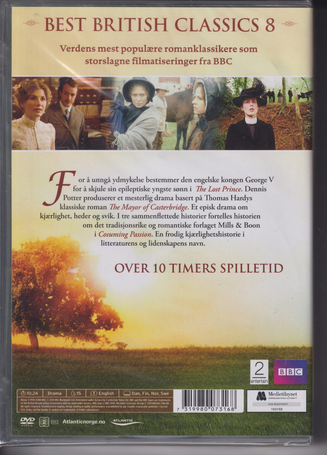 Best British Classics 8. DVD samleboks. Ny i plast!