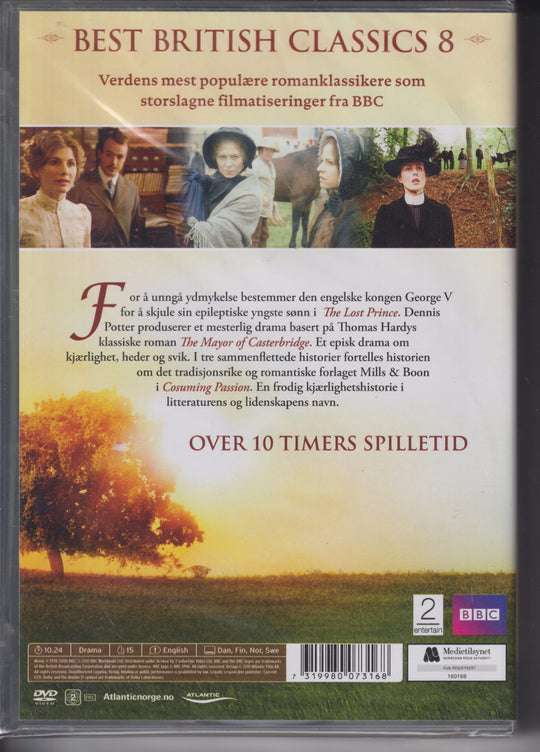 Best British Classics 8. DVD samleboks. Ny i plast!