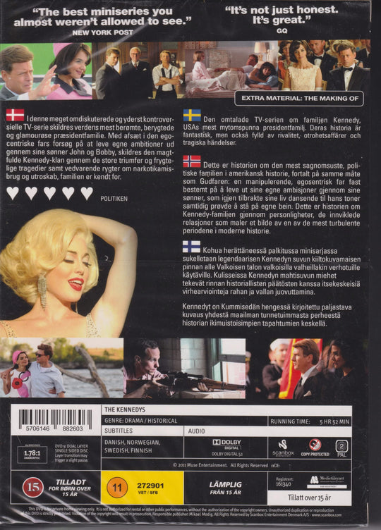 The Kennedys. 2011. DVD. Ny i plast!