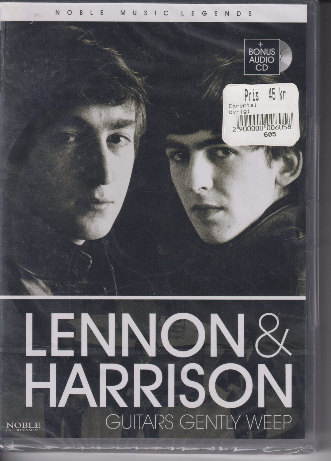 Lennon & Harrison – Guitars Gently Weep. DVD. Ny i plast!
