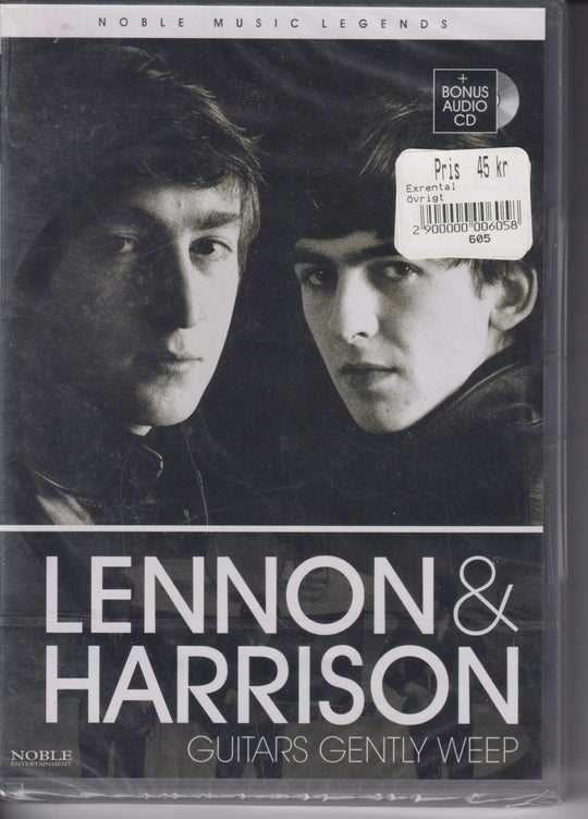 Lennon & Harrison – Guitars Gently Weep. DVD. Ny i plast!