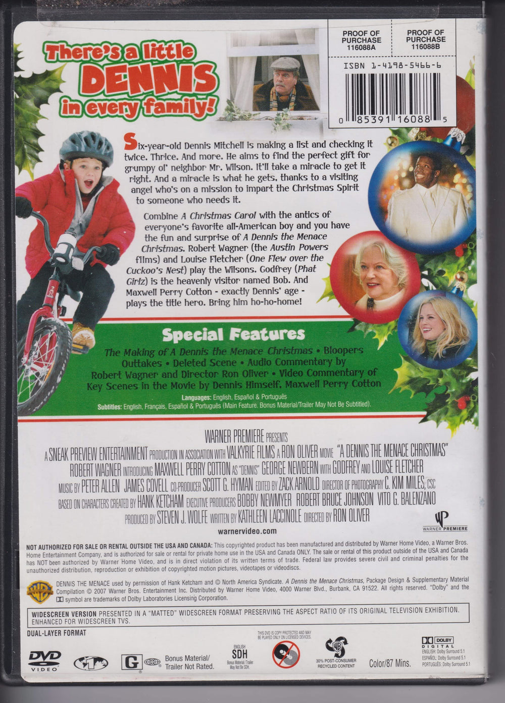 A Dennis the Menace Christmas. 2007. DVD.