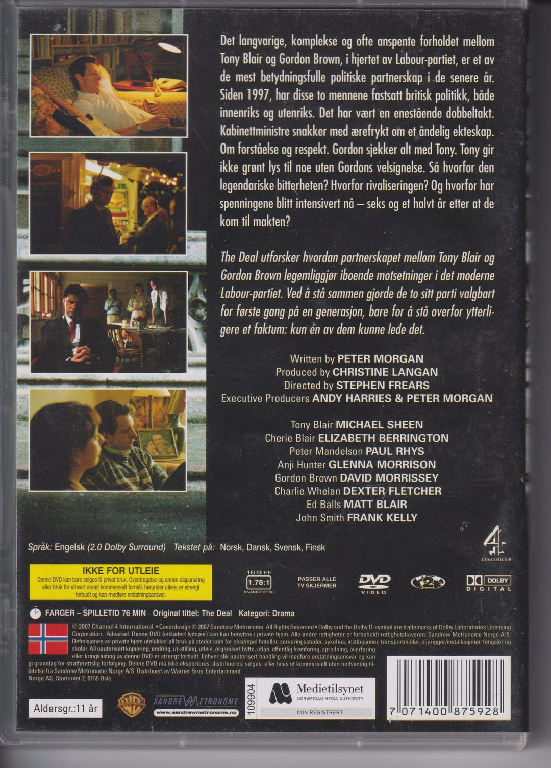 The Deal. 2003. DVD.
