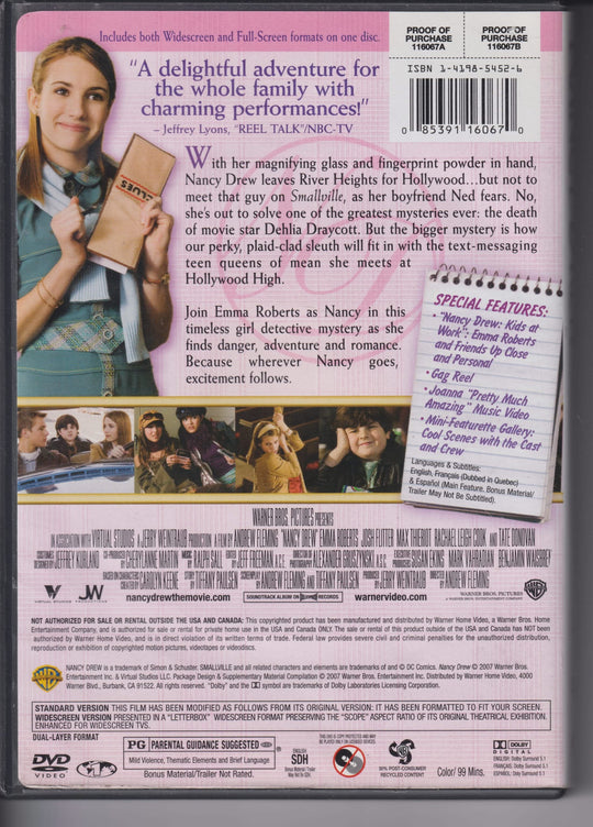 Nancy Drew. 2007. DVD.