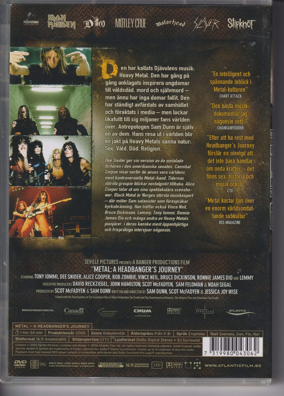 Metal: A Headbanger's Journey. 2005. DVD.