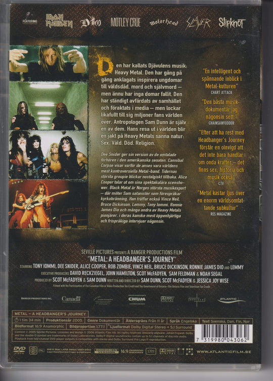 Metal: A Headbanger's Journey. 2005. DVD.
