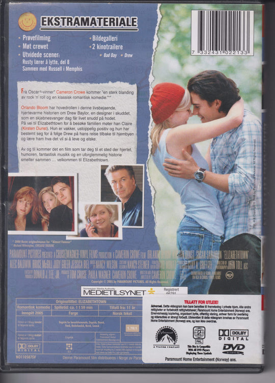 Elizabethtown – Special Collector's Edition. 2005. DVD.