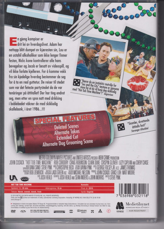 Hot Tub Time Machine. 2010. DVD.