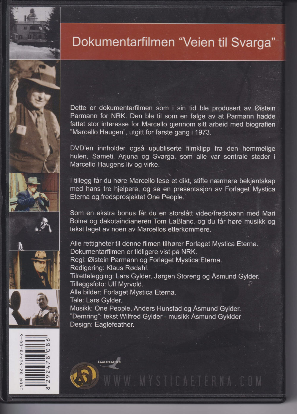 Marcello Haugen – Veien til Svarga. DVD.