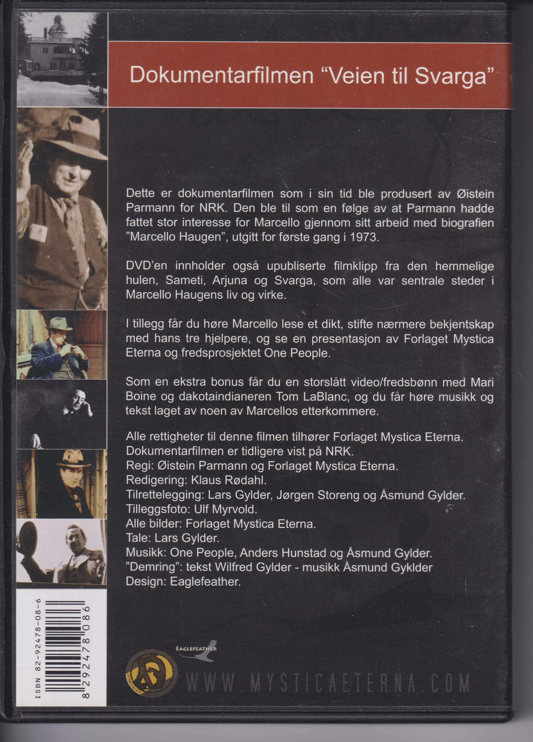 Marcello Haugen – Veien til Svarga. DVD.