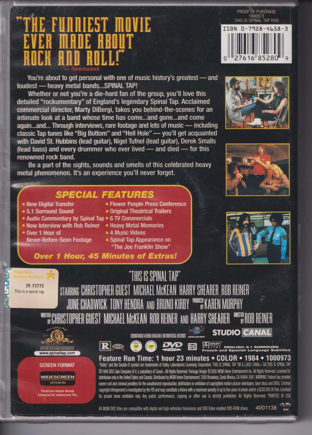 This Is Spinal Tap – Special Edition. 1984. DVD.