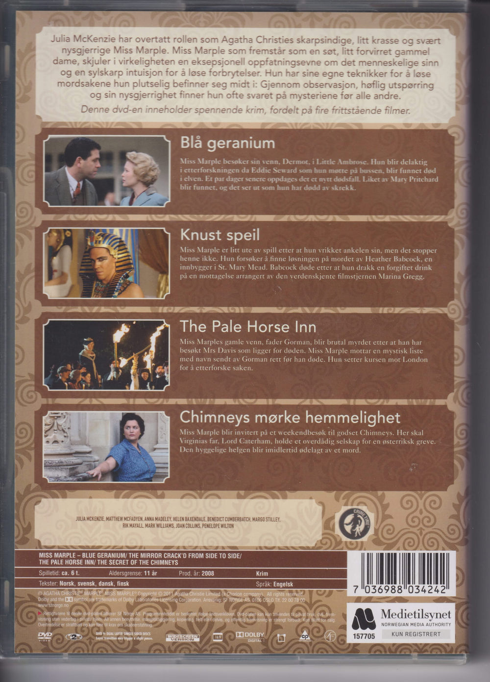 Miss Marple – Boks 5. DVD samleboks.