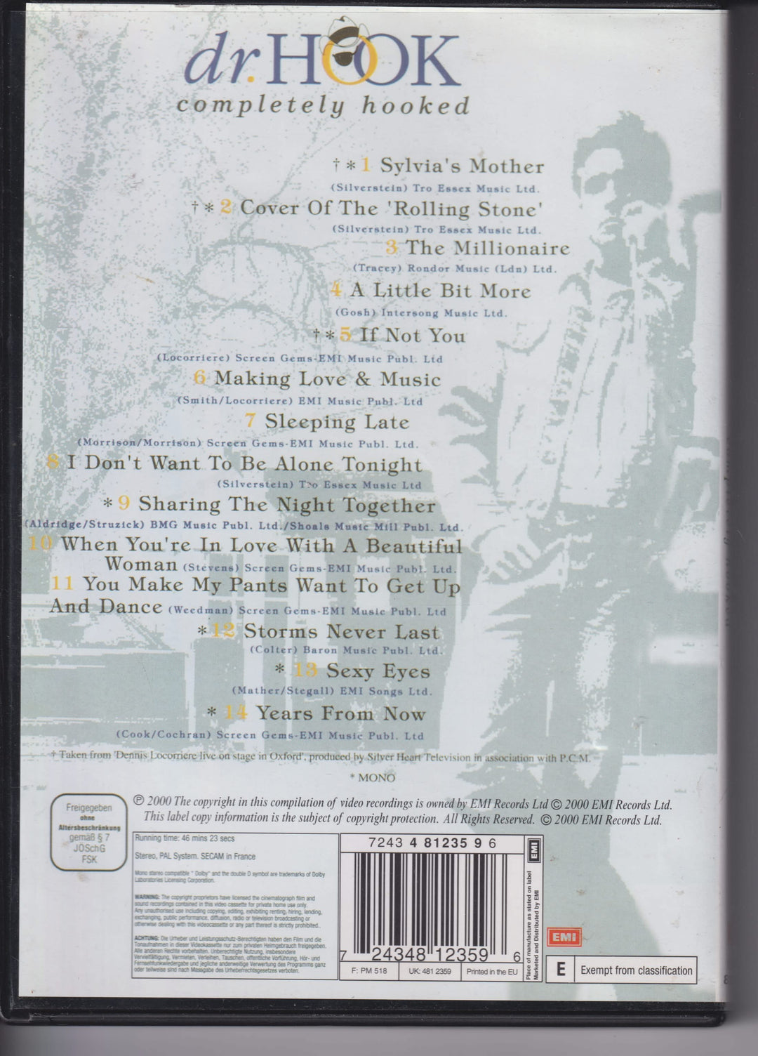 Dr. Hook – Completely Hooked. DVD.