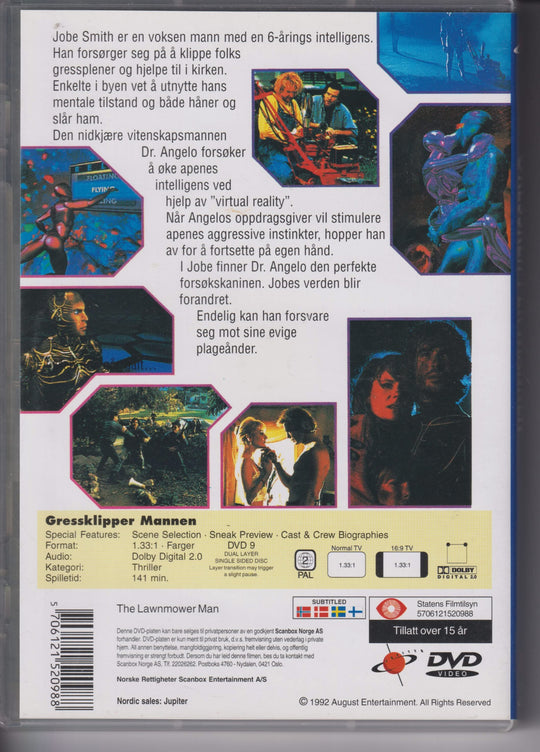 Gressklippermannen – Director's Cut. 1992. DVD.
