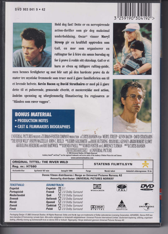 The River Wild. 1994. DVD.