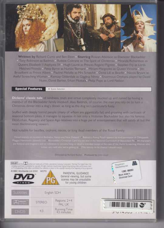 Blackadder's Christmas Carol. 1988. DVD.