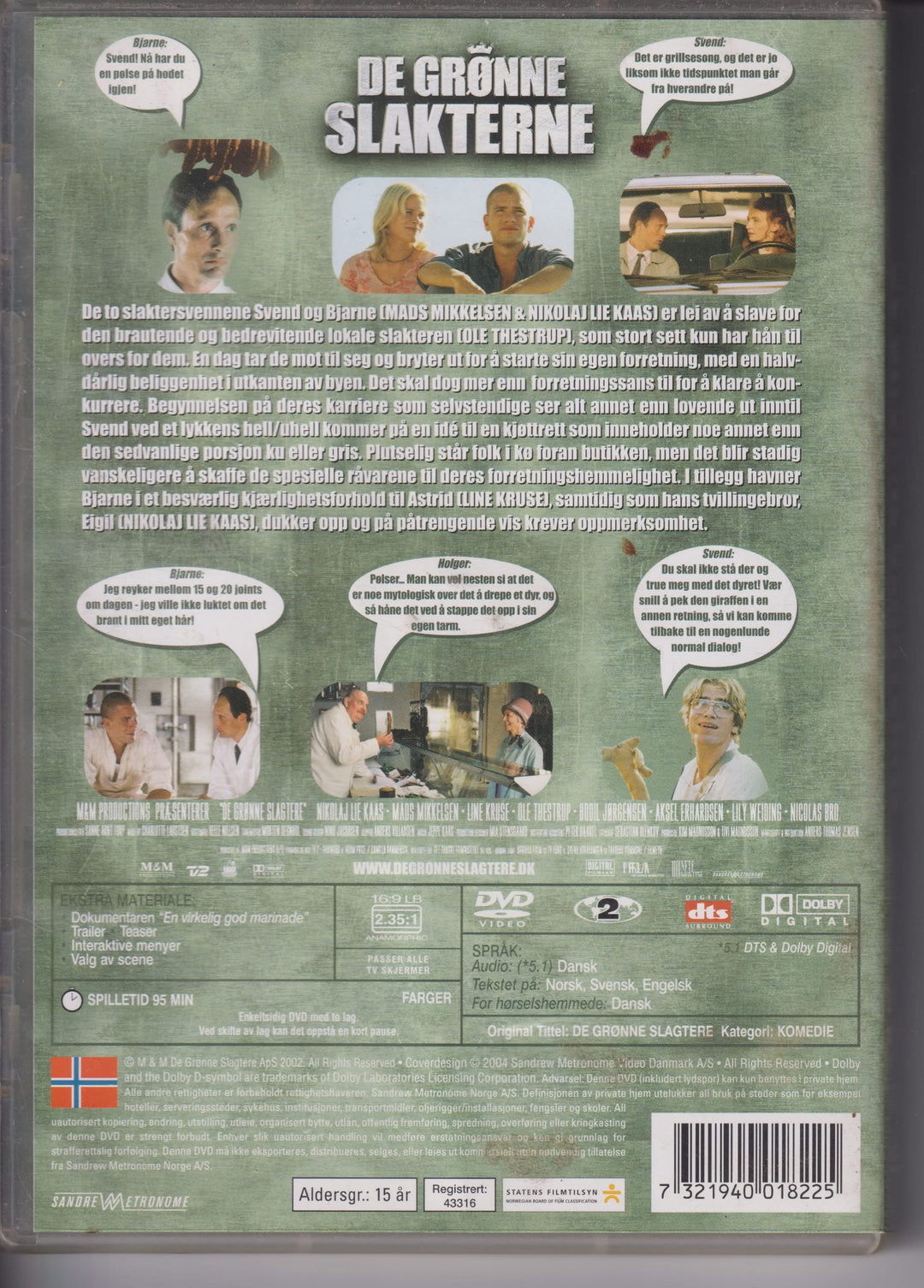 De grønne slakterne. 2003. DVD.