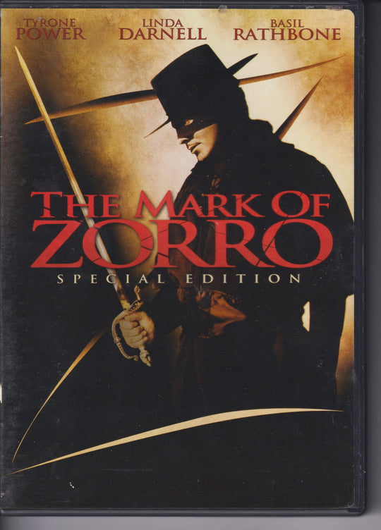 The Mark of Zorro – Special Edition. 1940. DVD.