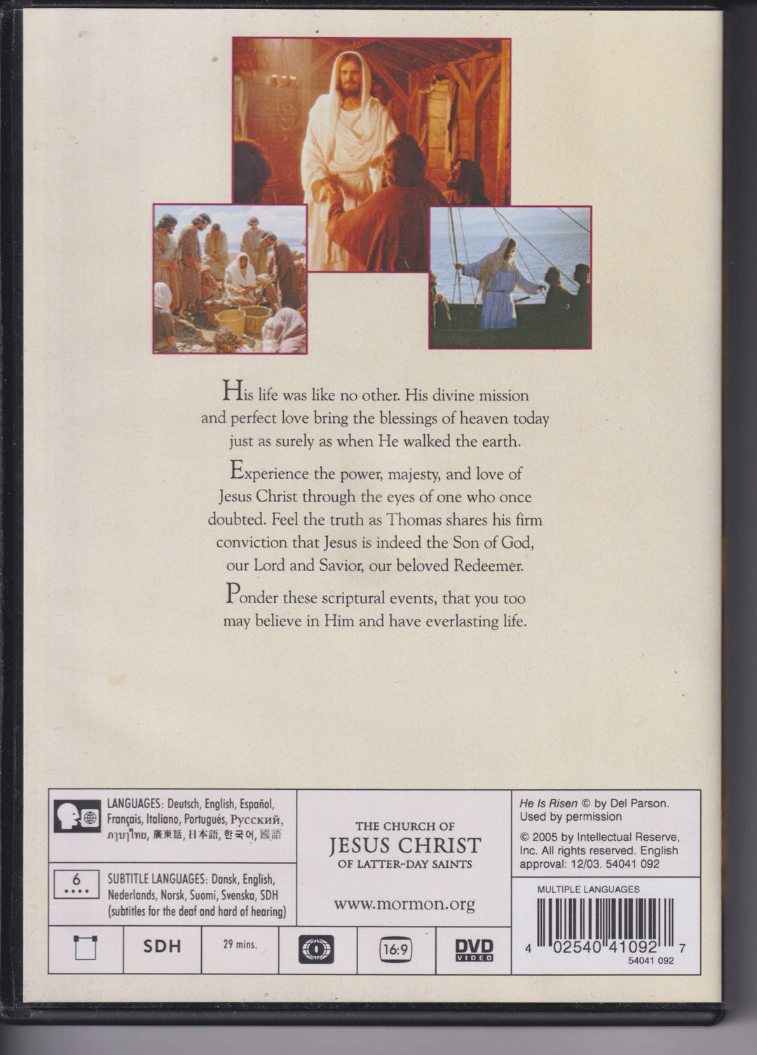 Finding Faith in Christ. 2003. DVD.