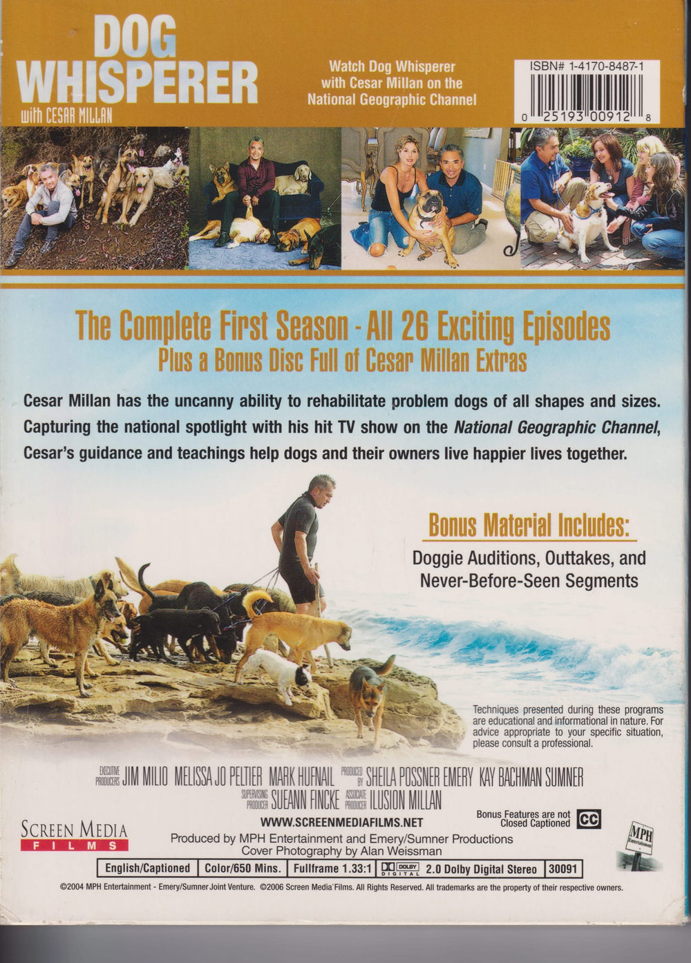 Dog Whisperer with Cesar Millan – The Complete First Season. DVD samleboks.