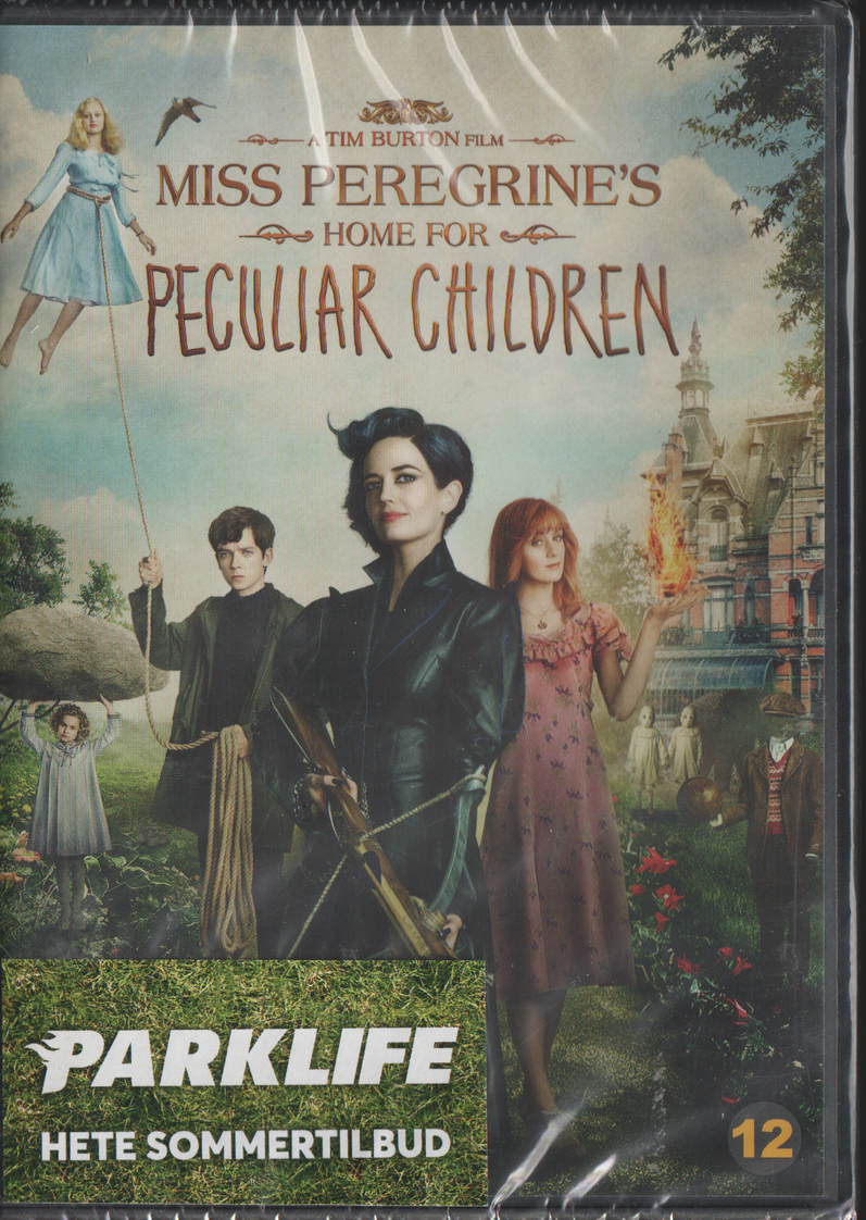 Miss Peregrine's Home for Peculiar Children. 2016. DVD. Ny i plast!