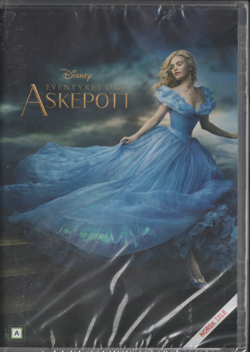 Eventyret om Askepott. 2015. DVD. Ny i plast!