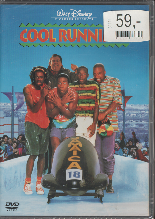 Cool Runnings / Kalde rumper. 1993. DVD. Ny i plast!