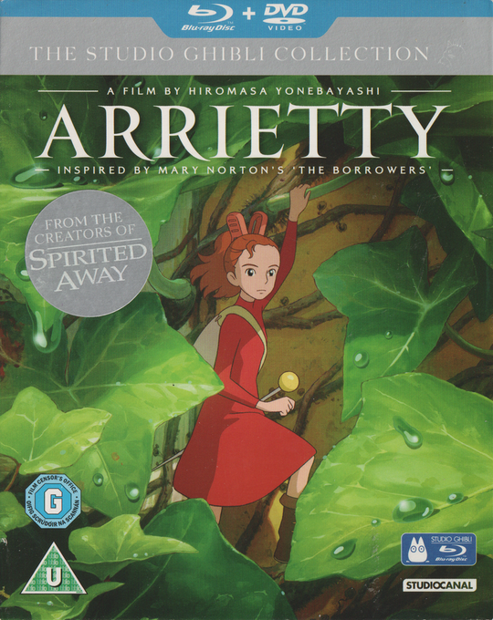 Arrietty. 2010. DVD + Blu-ray.
