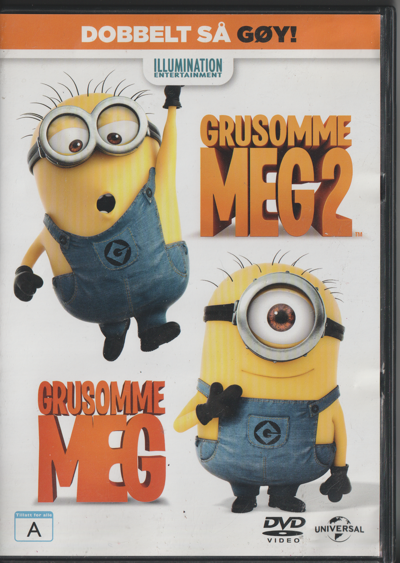 Grusomme Meg 1 & 2 (2013). DVD samleboks.