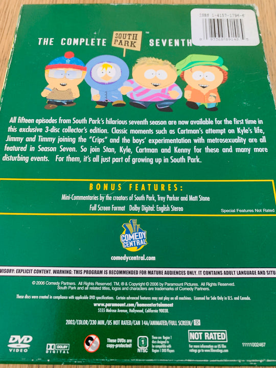 South Park: The Complete Seventh Season (2003). DVD samleboks.