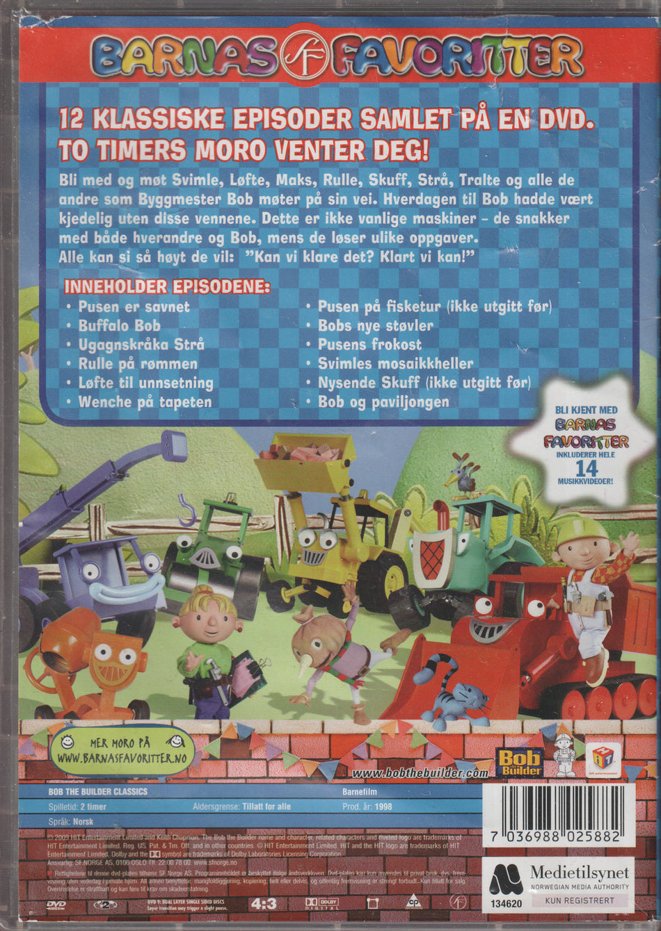 Byggmester Bob - Klassikere 1. DVD.