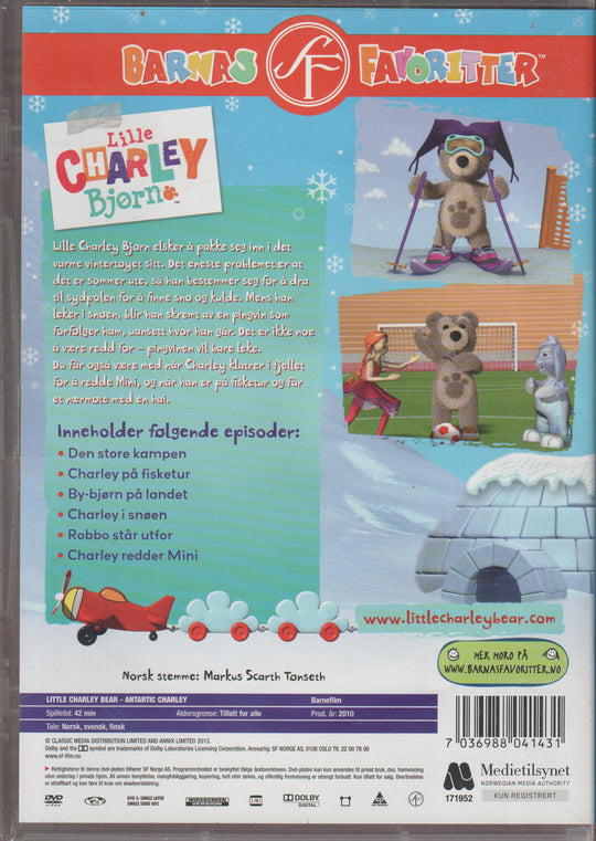 Lille Charley Bjørn - Charley på Sydpolen. DVD.