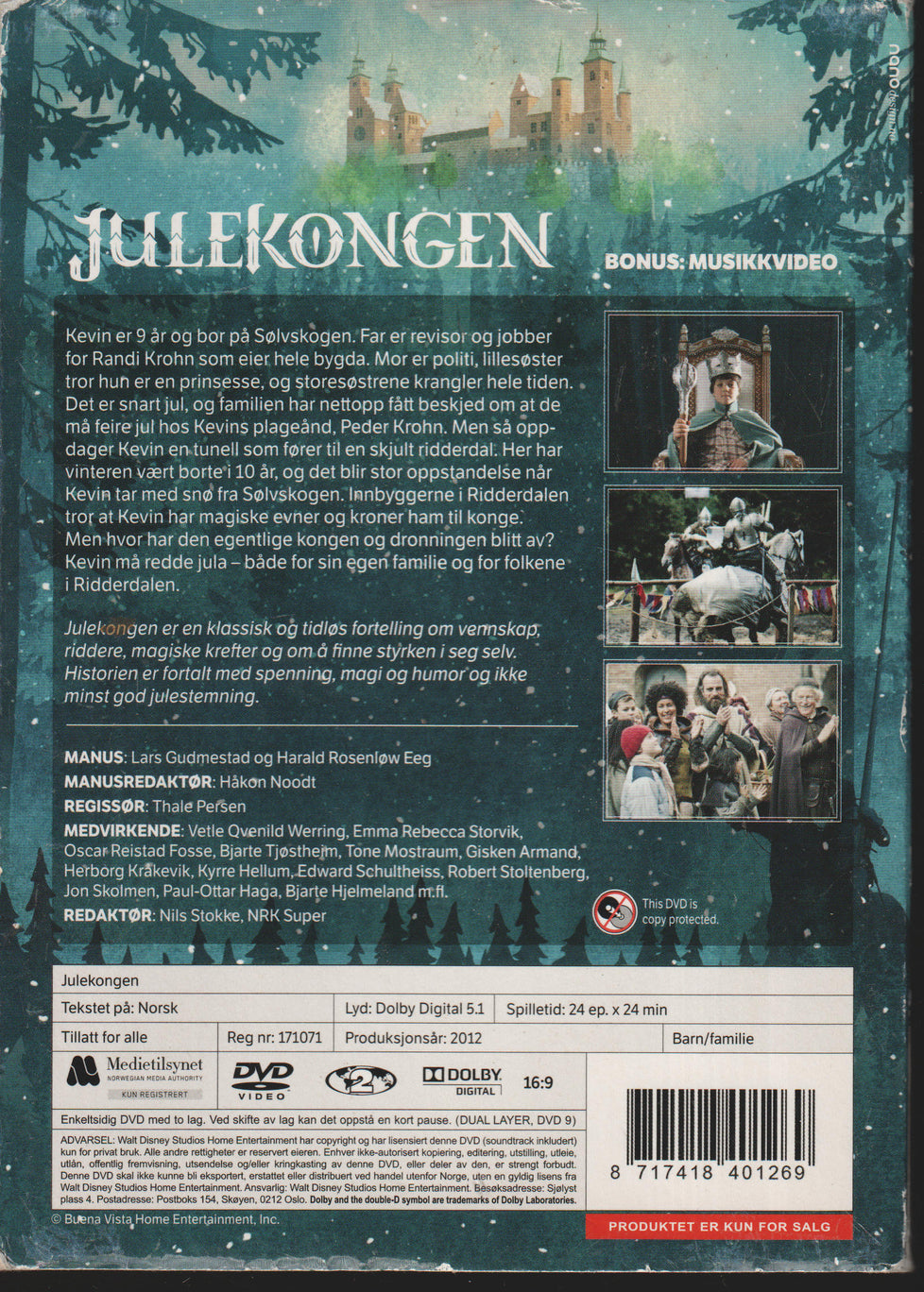 Julekongen. DVD.