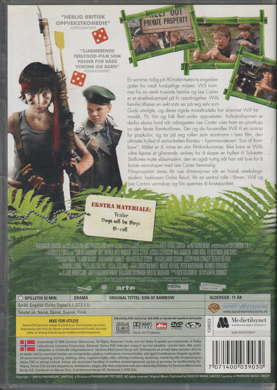 Son of Rambow. DVD.