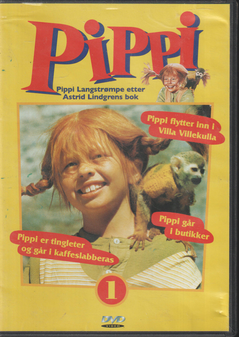 Pippi Langstrømpe - Vol. 1. DVD.