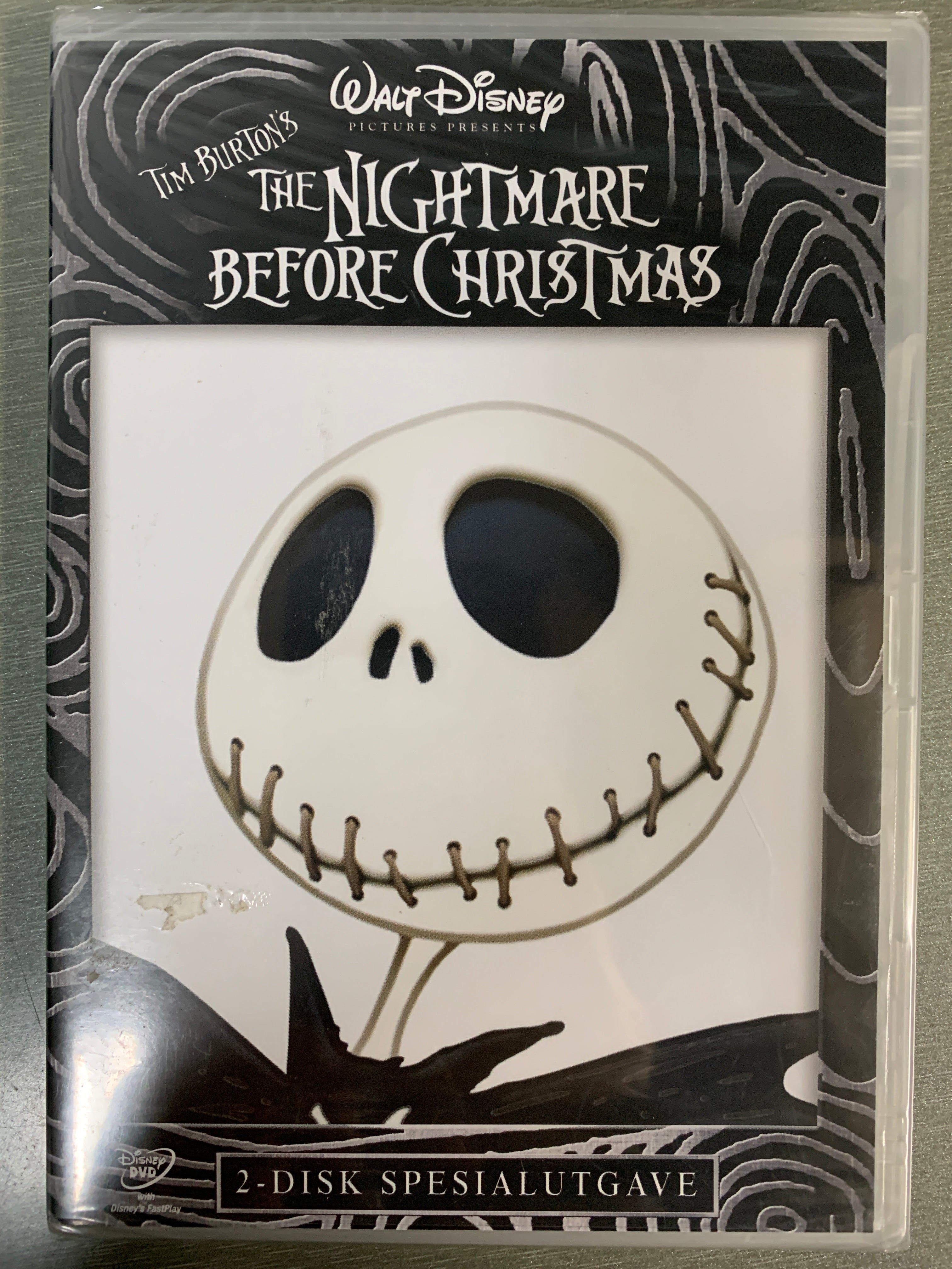 The Nightmare Before Christmas (2-Disk Spesialutgave). DVD.