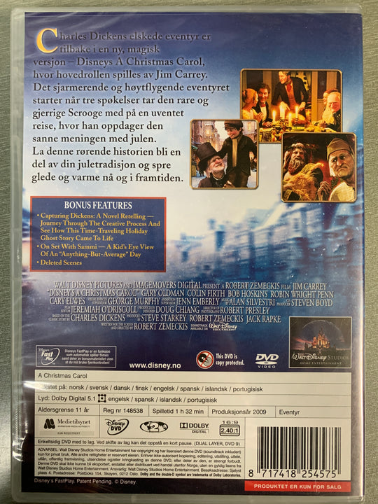 A Christmas Carol (Disney). DVD.
