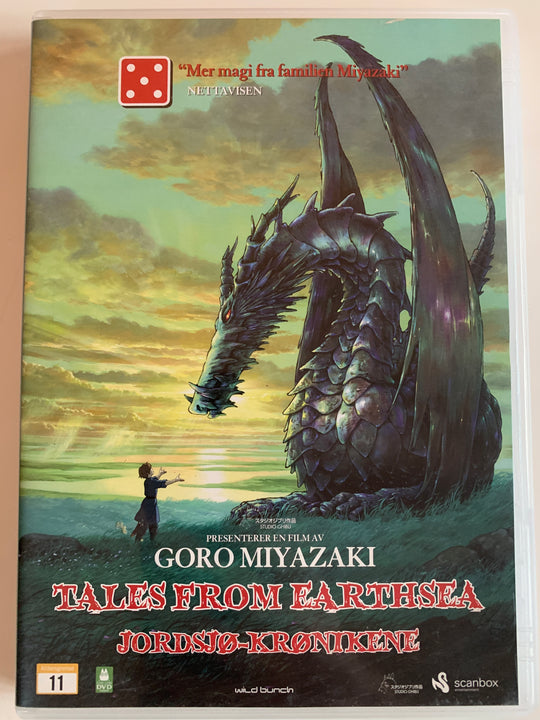 Tales from Earthsea / Jordsjø-krønikene. DVD.