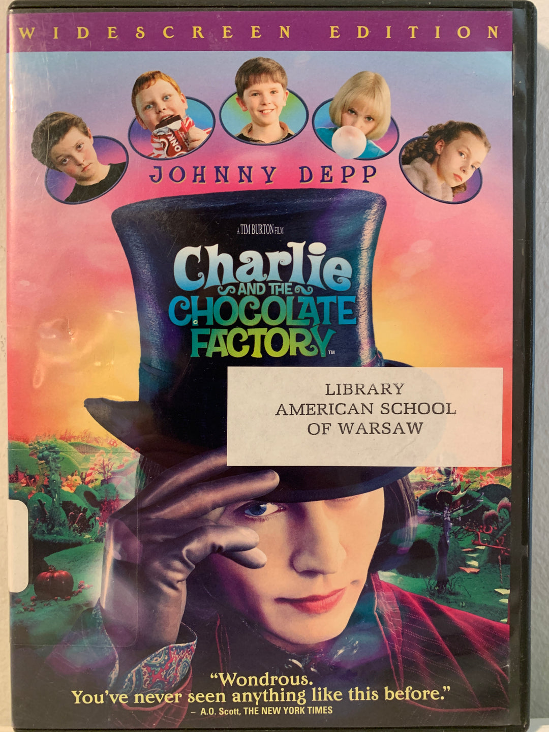 Charlie and the Chocolate Factory. DVD.