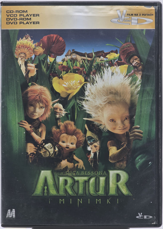 Arthur og minimoyene. 2006. DVD. Polsk!