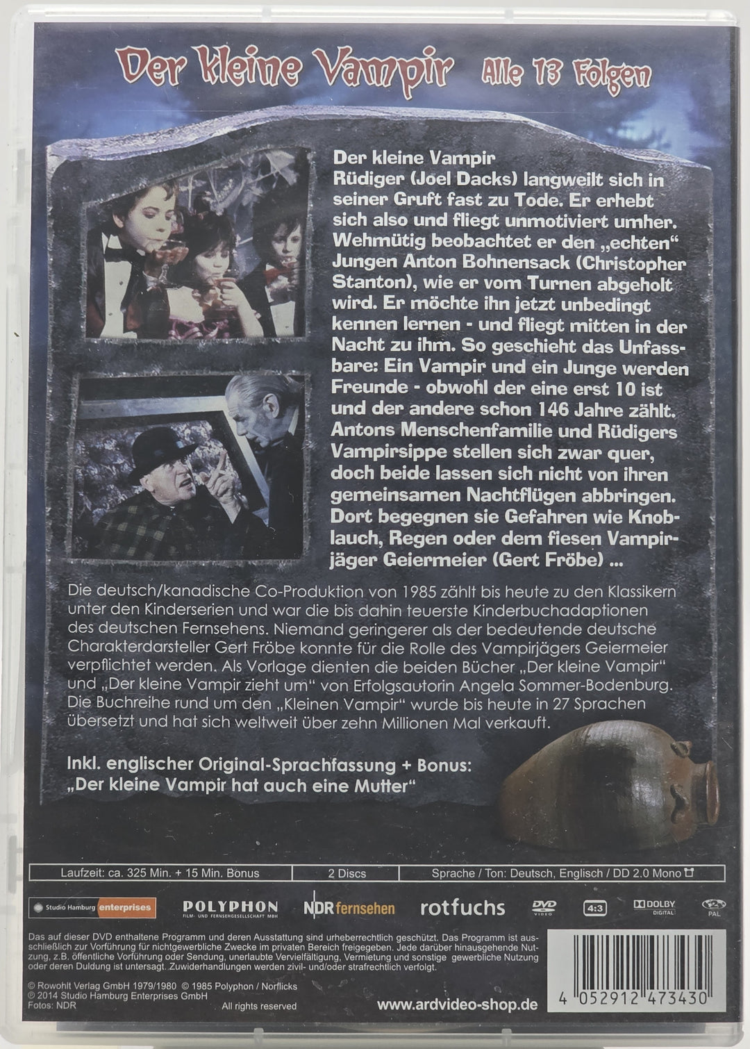 Den vesle vampyren (Der kleine Vampir). 1986. DVD.