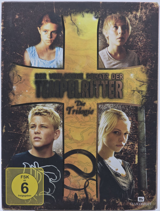 Der verlorene Schatz der Tempelritter – Die Trilogie. 2006–2008. DVD.