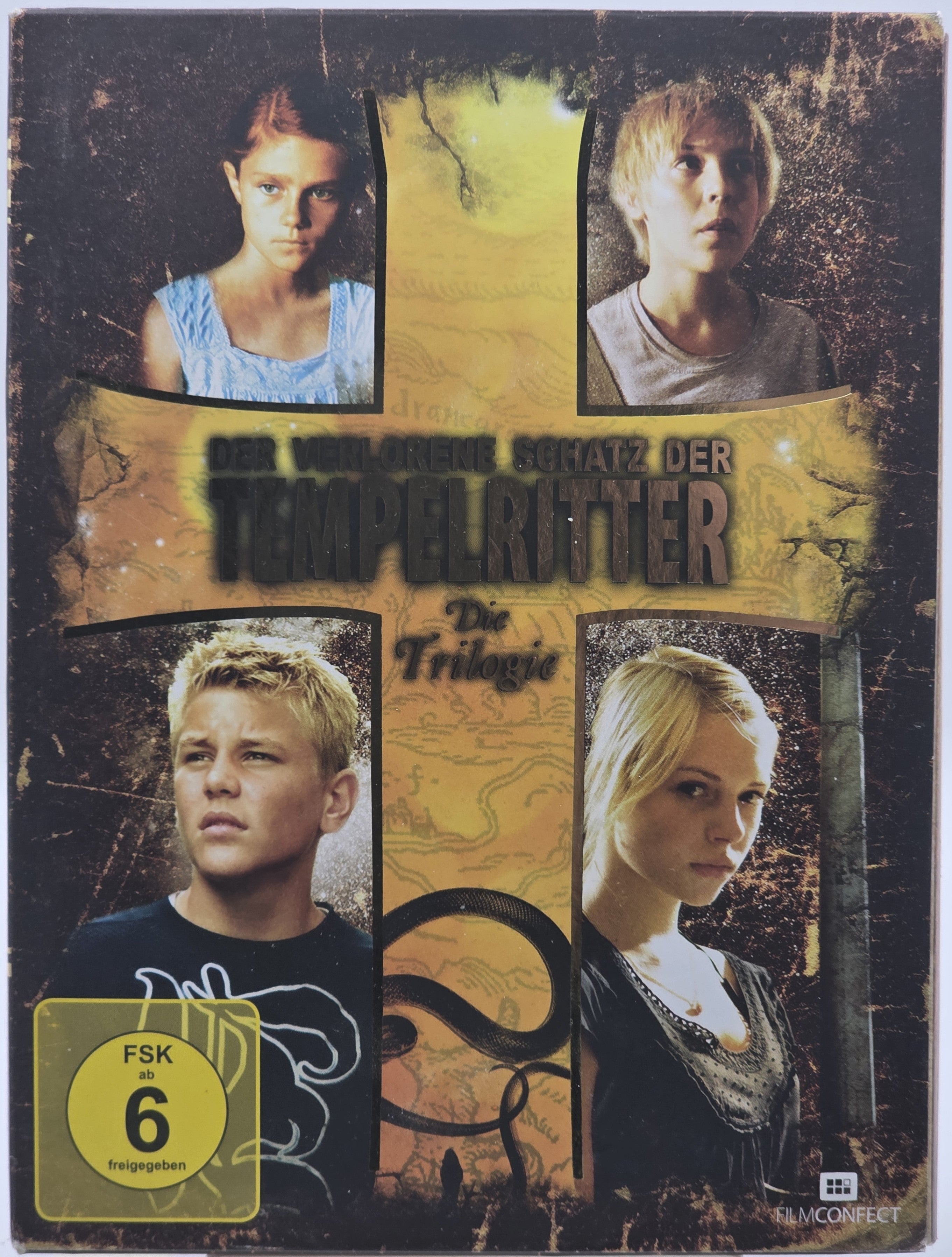 Der verlorene Schatz der Tempelritter – Die Trilogie. 2006–2008. DVD.