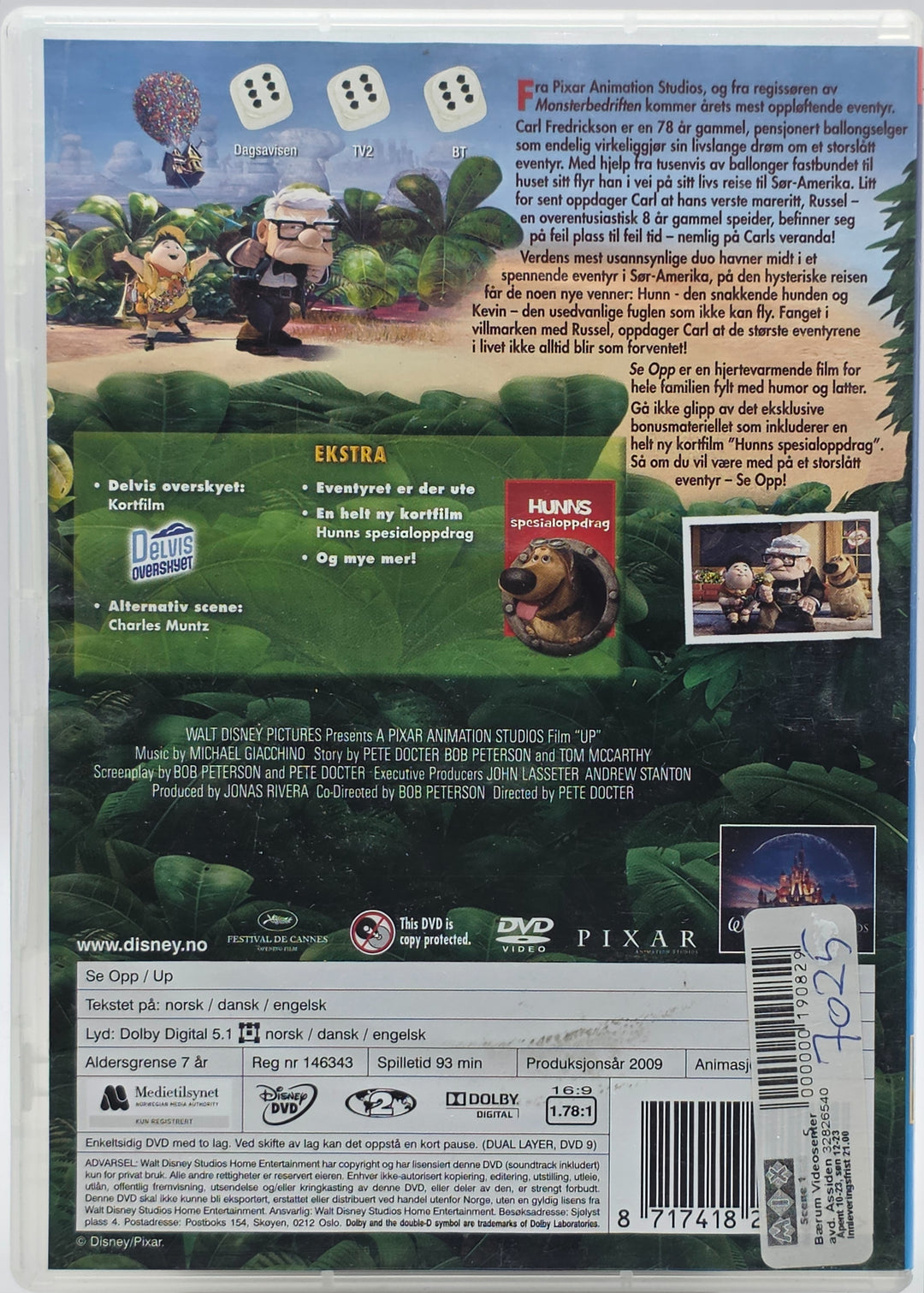 Se Opp (Up). 2009. . DVD.