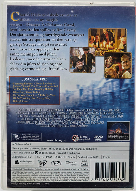 A Christmas Carol. 2009. . DVD leiefilm.