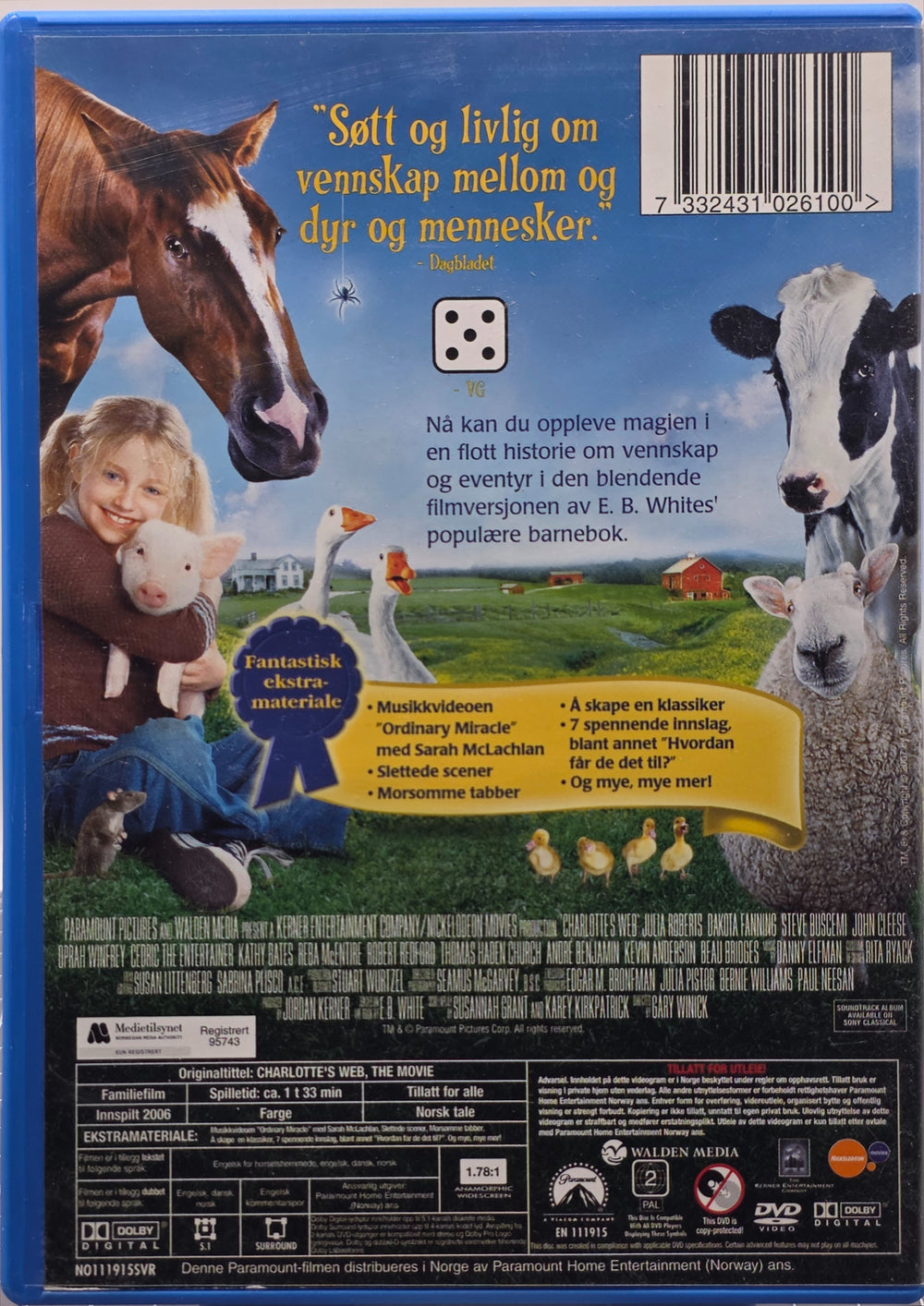 Charlotte’s Tryllevev. 2006. DVD.